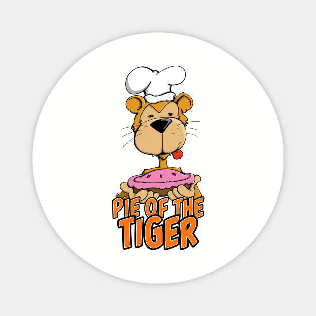 Pie of the Tiger Magnet by schlag.art